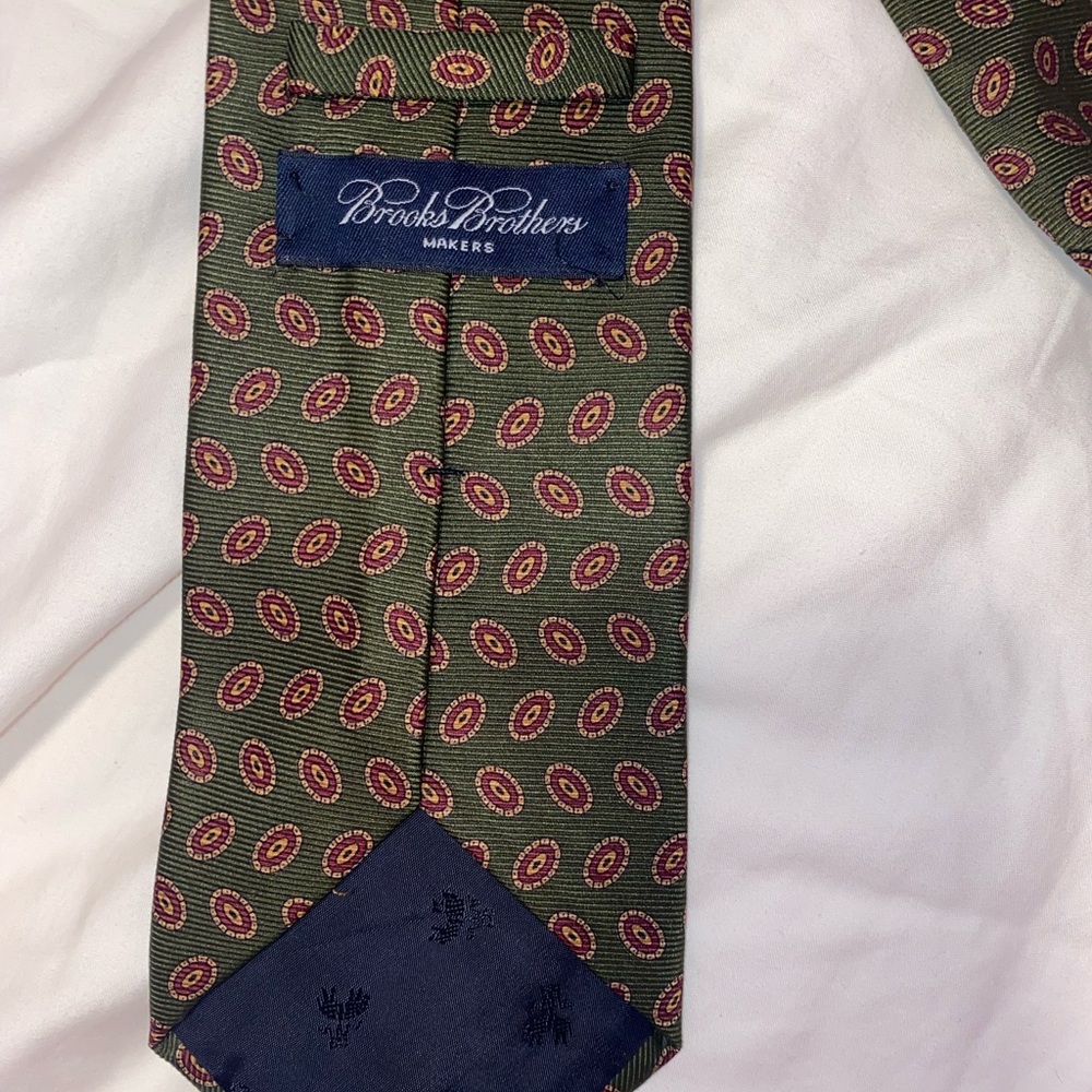 Brooks brothers makers tie green